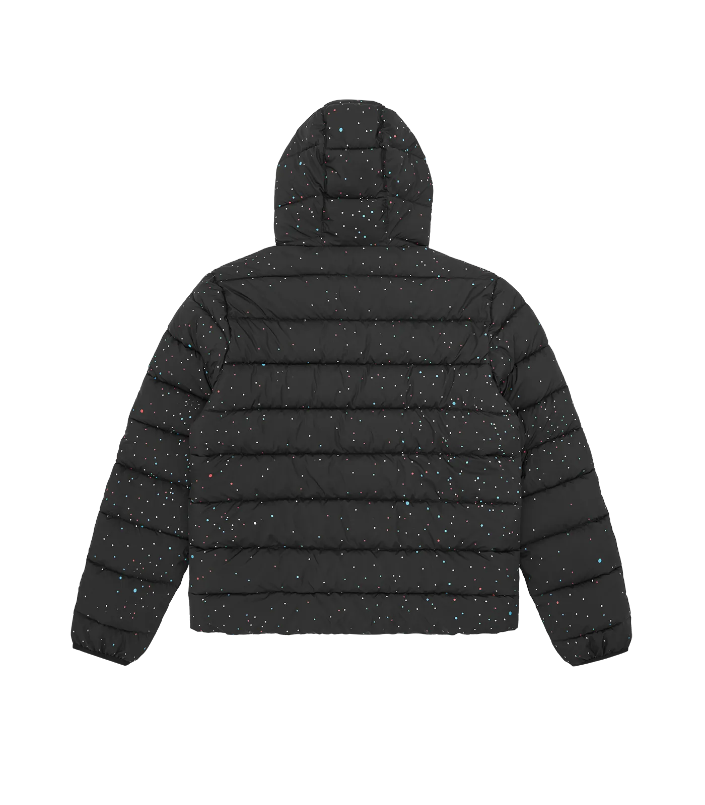 REFLECTIVE SMALL ARCH LOGO PUFFER JACKET - GALAXY