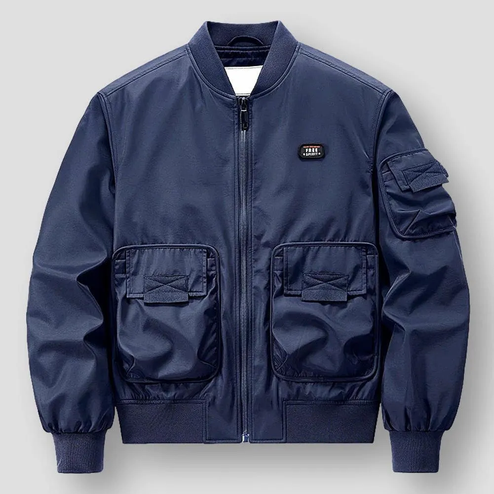 Saint Martin Dayton Multi-Pocket Bomber Pilot Jacket