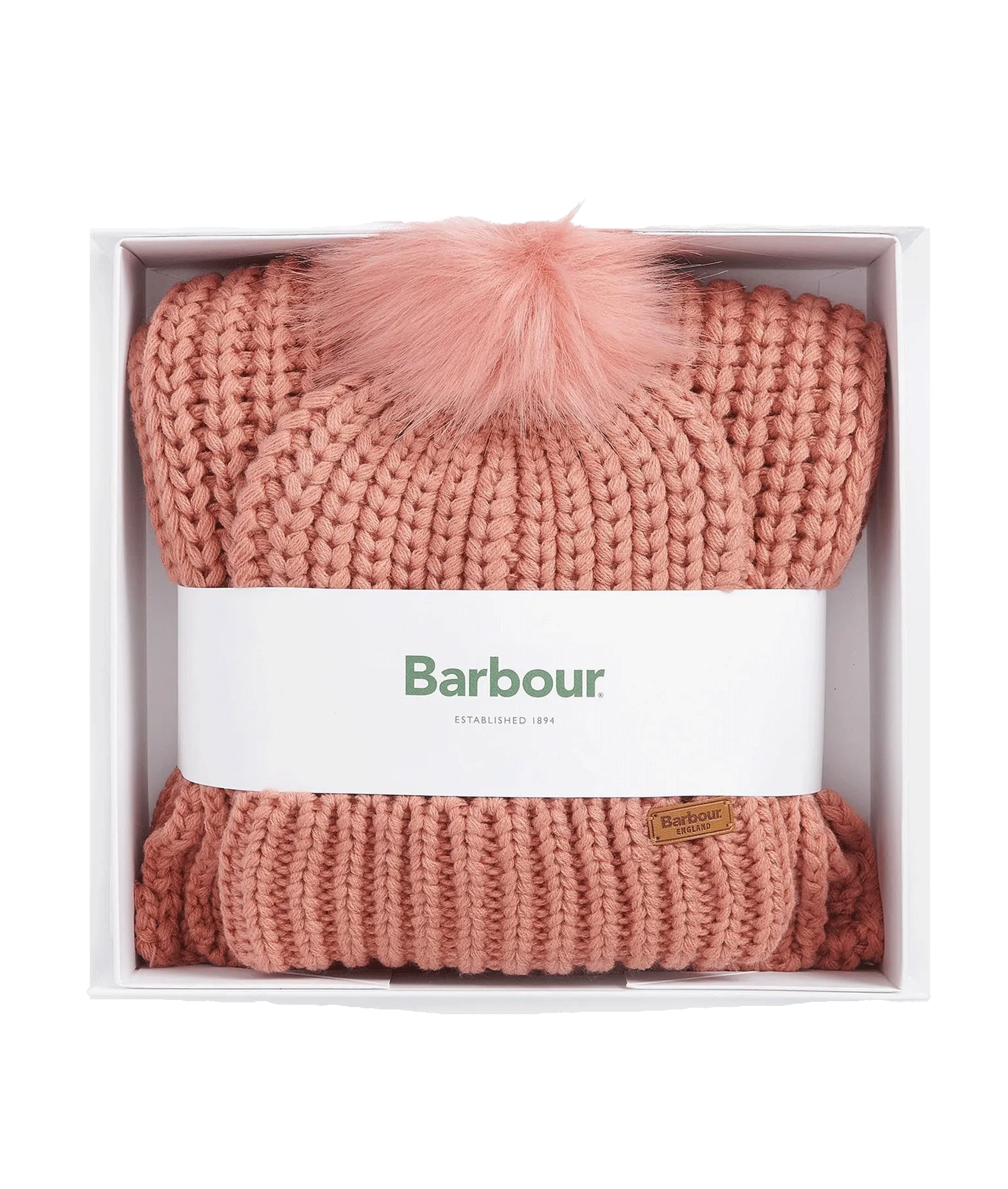 Saltburn Beanie & Scarf Gift Set - Pink