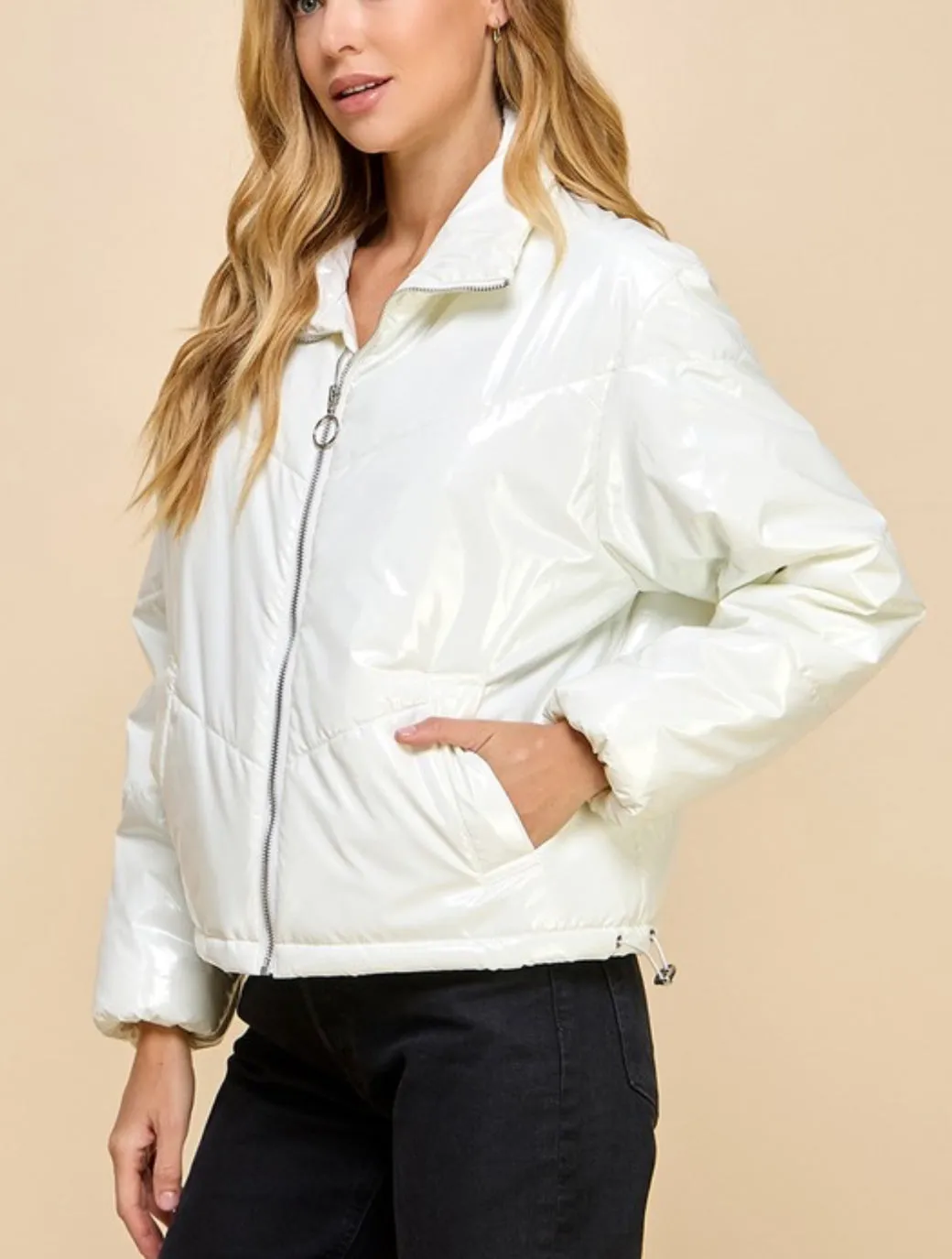 Shiny Puffer Jacket