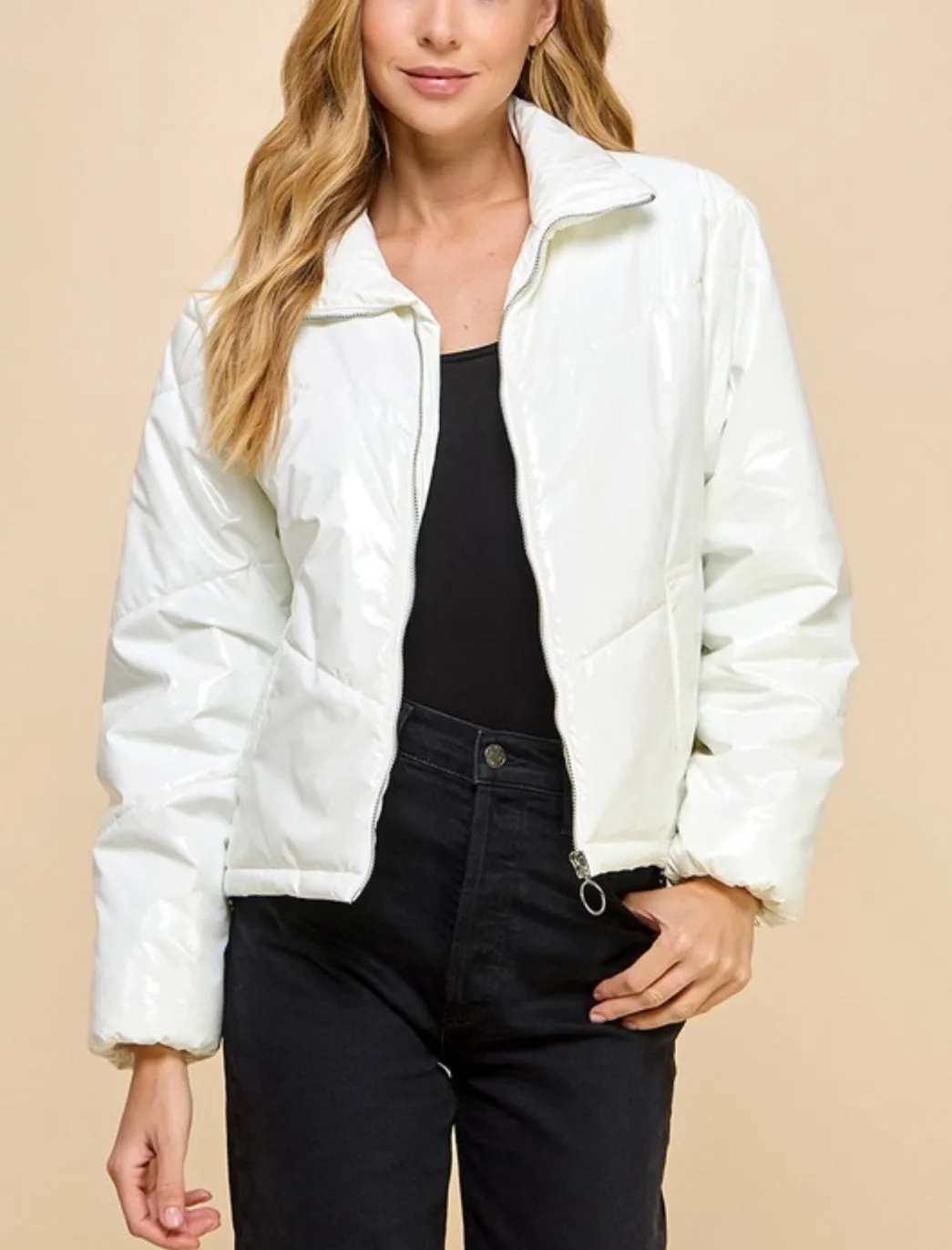 Shiny Puffer Jacket
