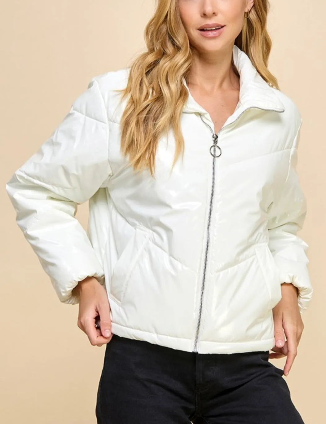 Shiny Puffer Jacket