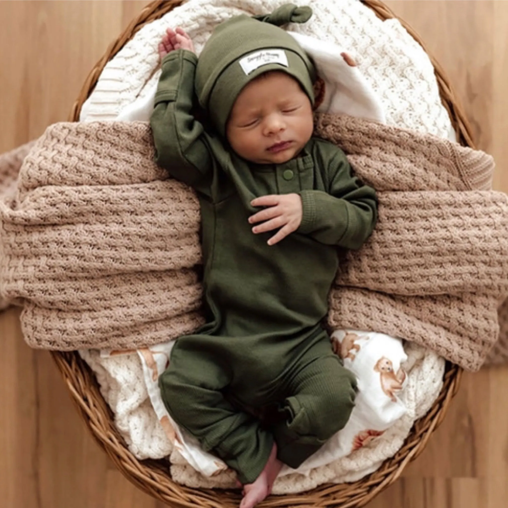 Snuggle Hunny Kids - Beanie Olive