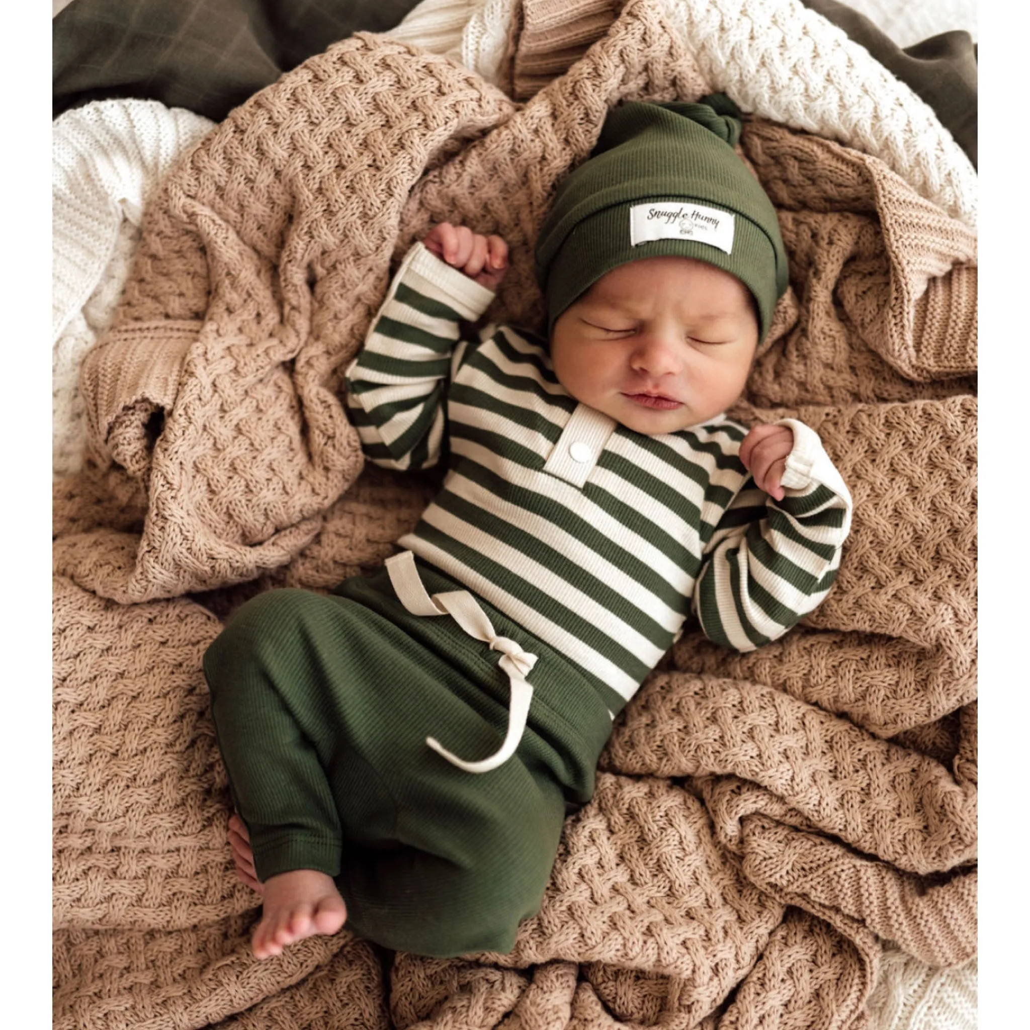 Snuggle Hunny Kids - Beanie Olive