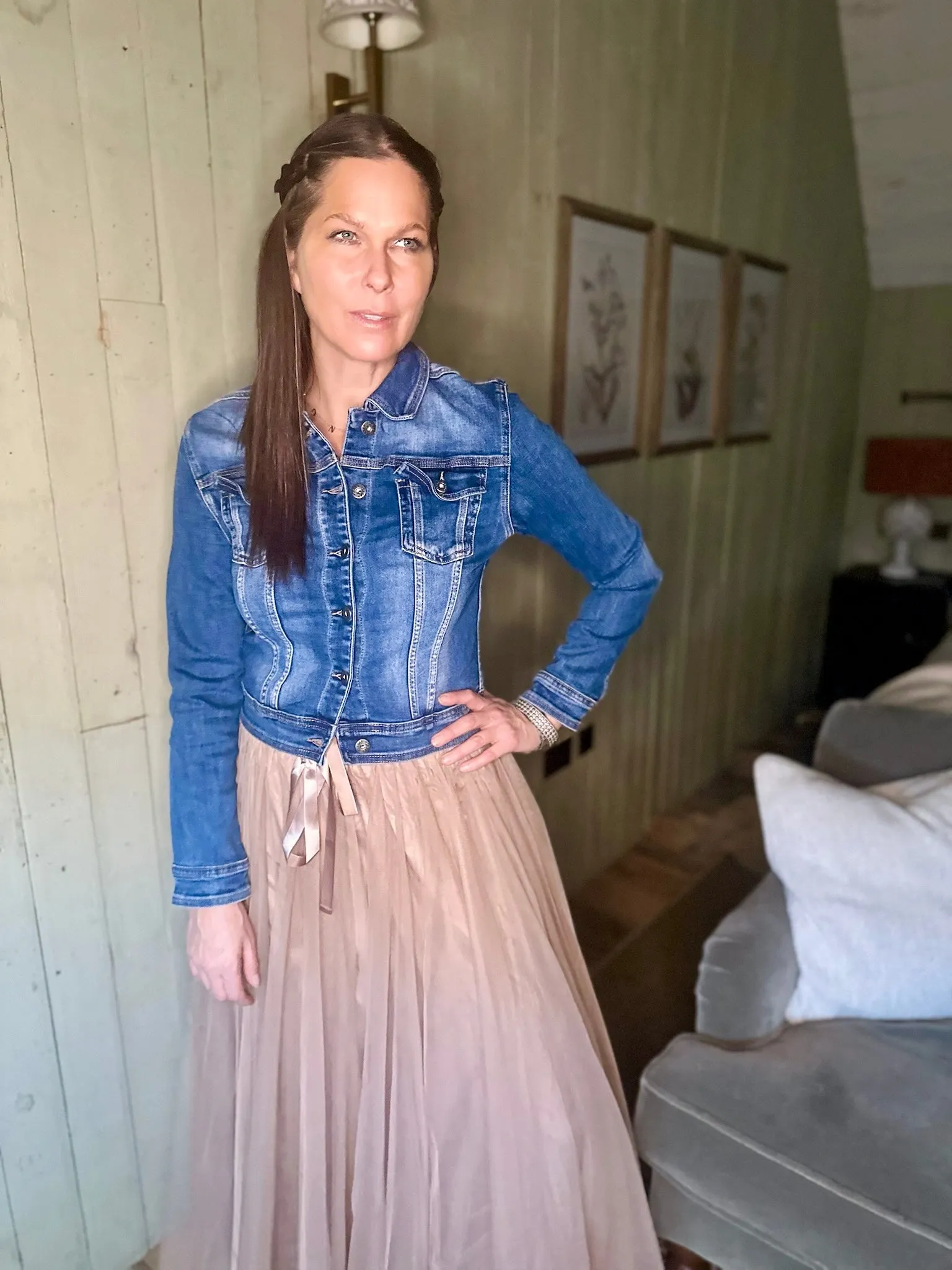 Tessa Tulle Skirt Camel