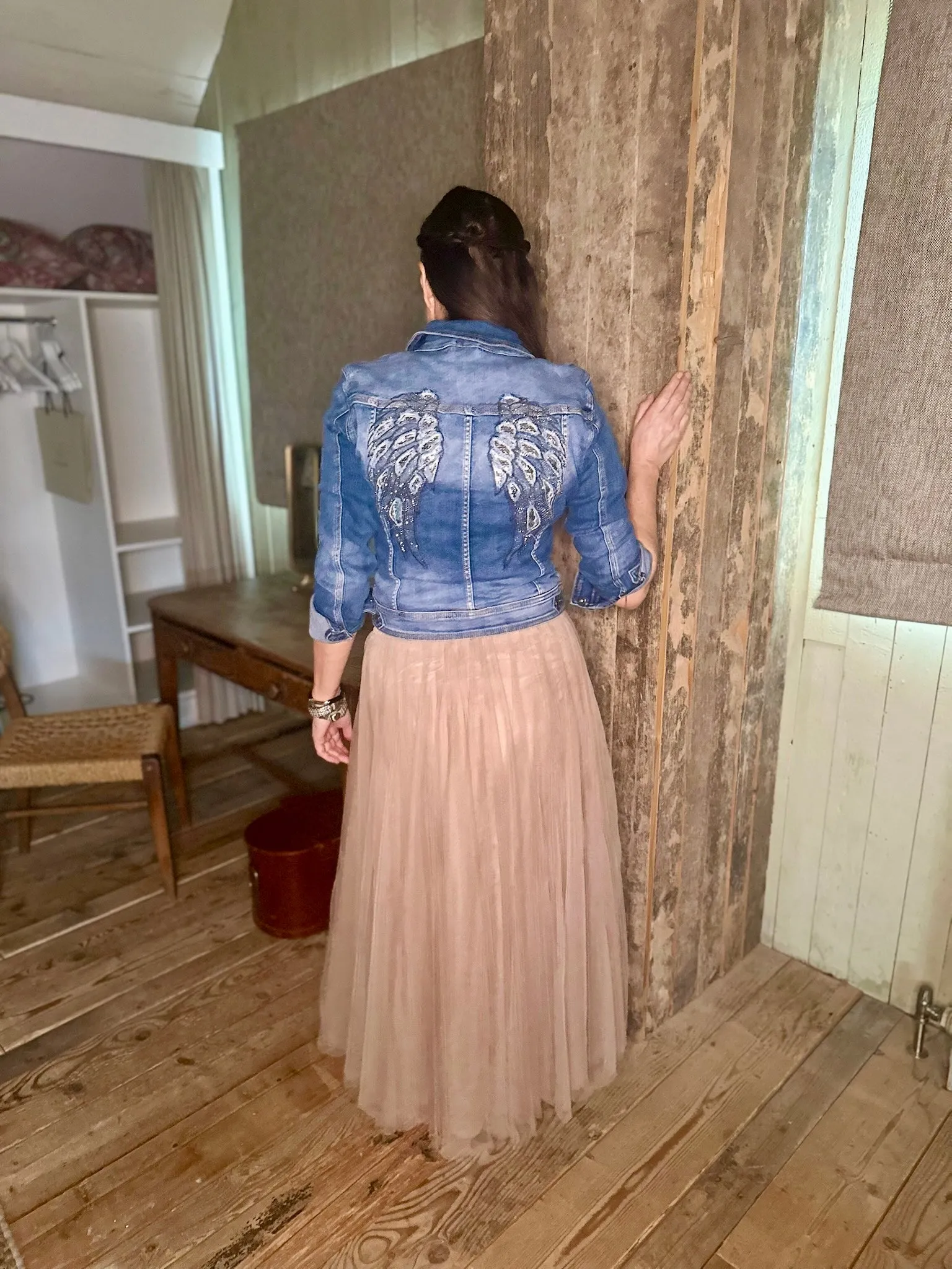 Tessa Tulle Skirt Camel