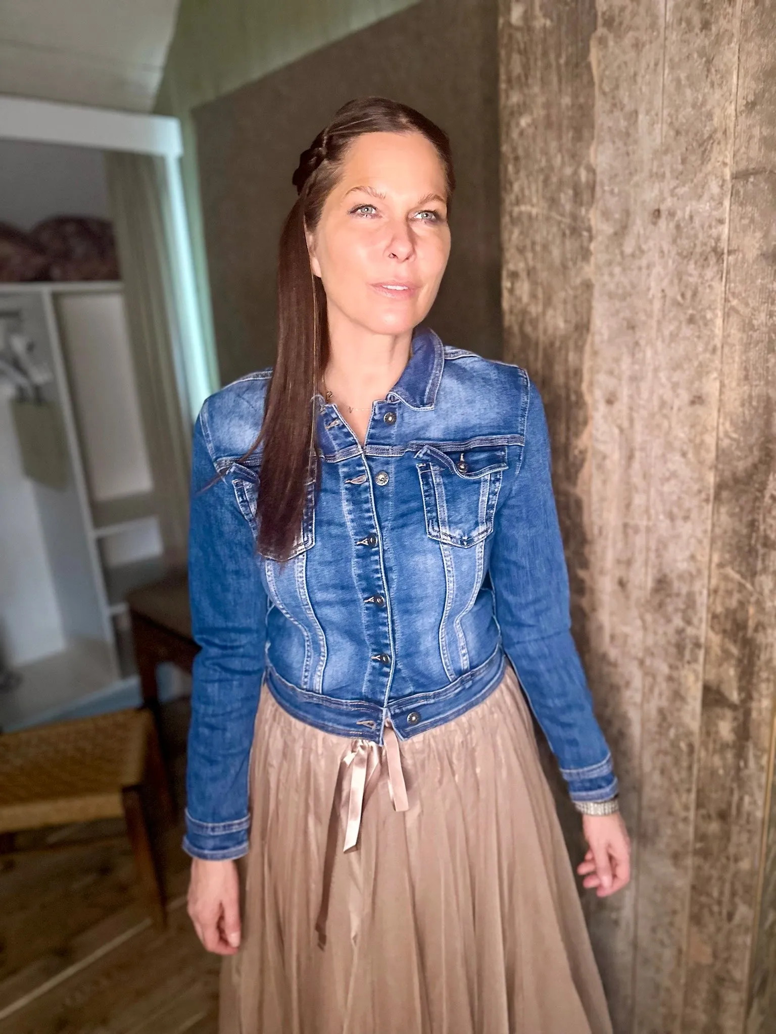 Tessa Tulle Skirt Camel