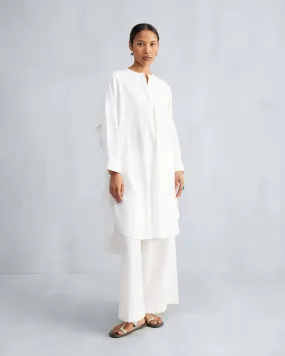 The Lazy Sunday Tunic Set - White