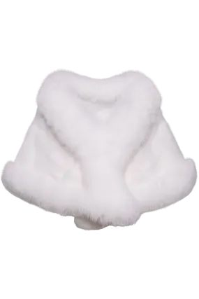 Traditional Horizontal Mink - Fox Fur Cape