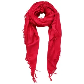 TSDH Tissue Solid Half Scarves-Chilli Pepper