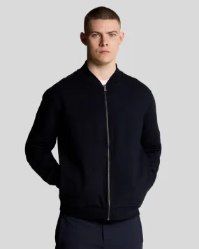 Twill Interlock Bomber Jacket