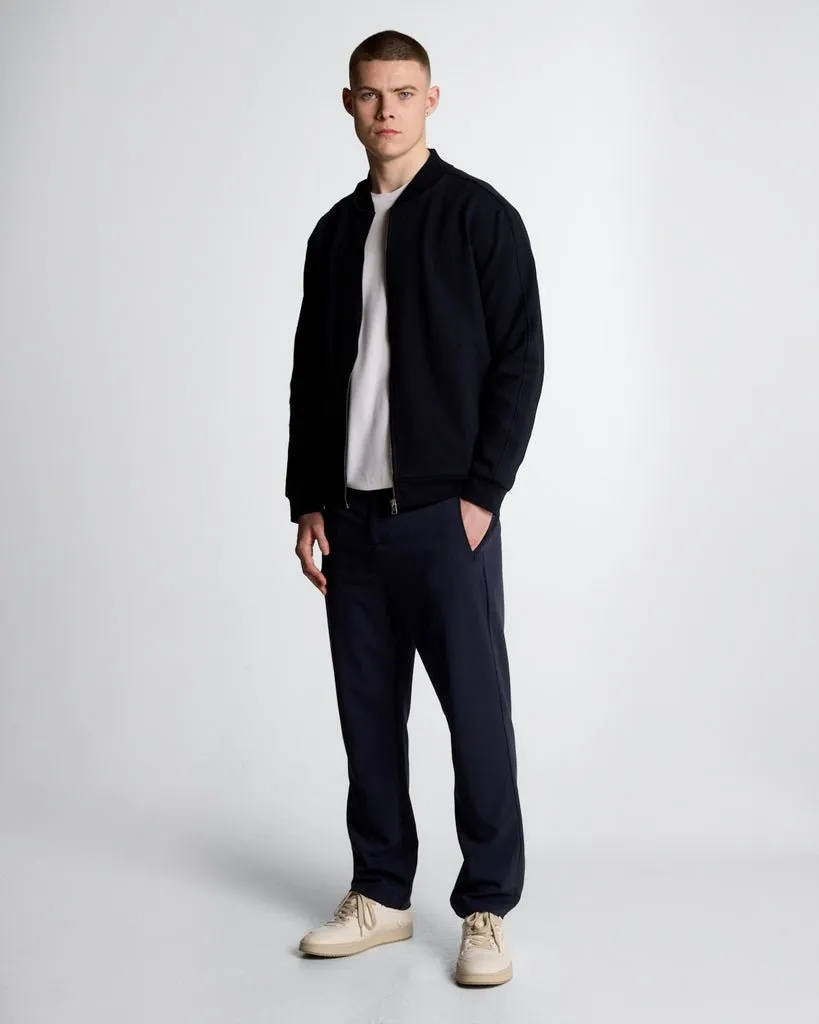 Twill Interlock Bomber Jacket