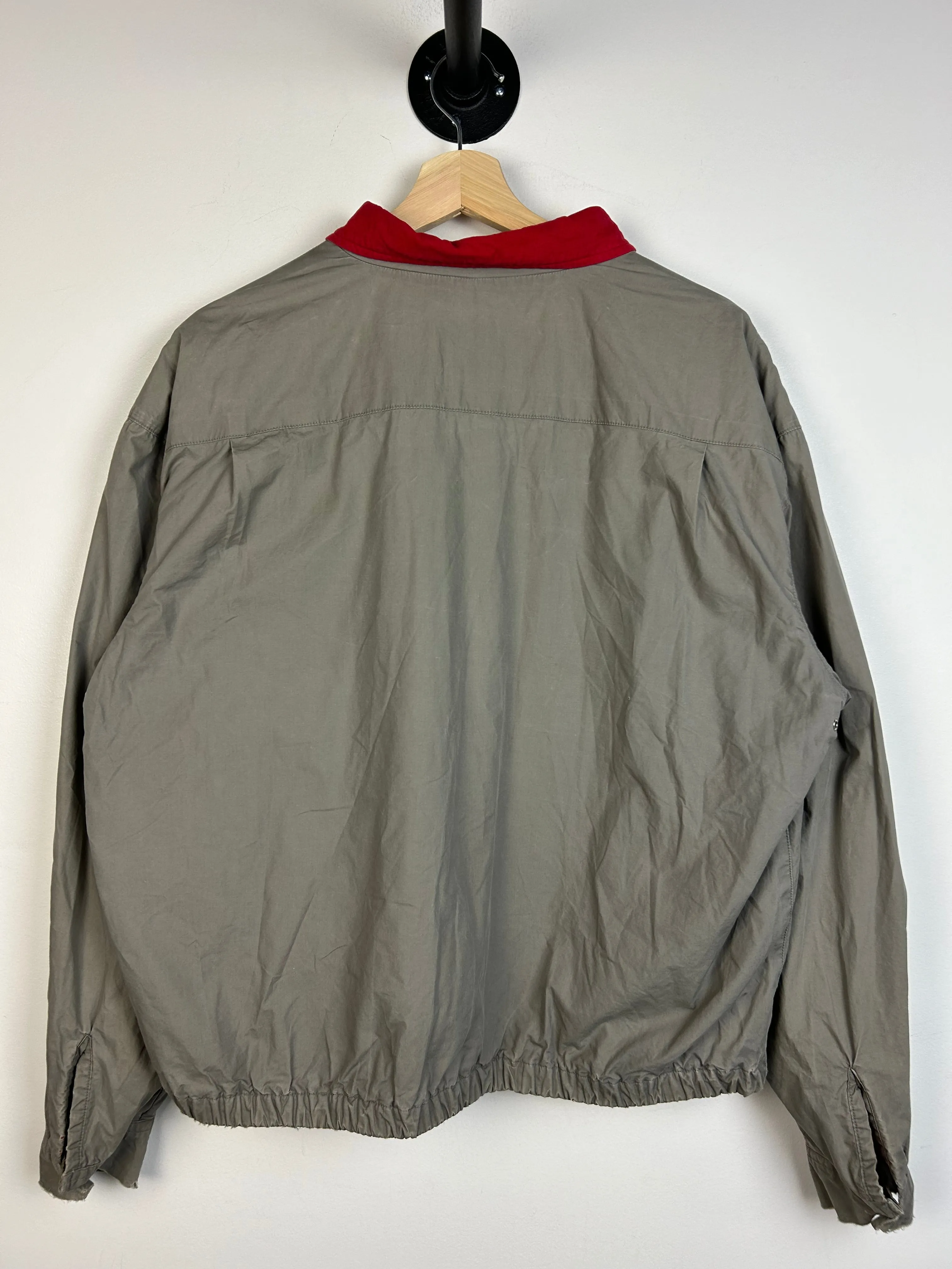 Vintage 90s Polo Ralph Lauren Uni Crest Grey Cropped Jacket