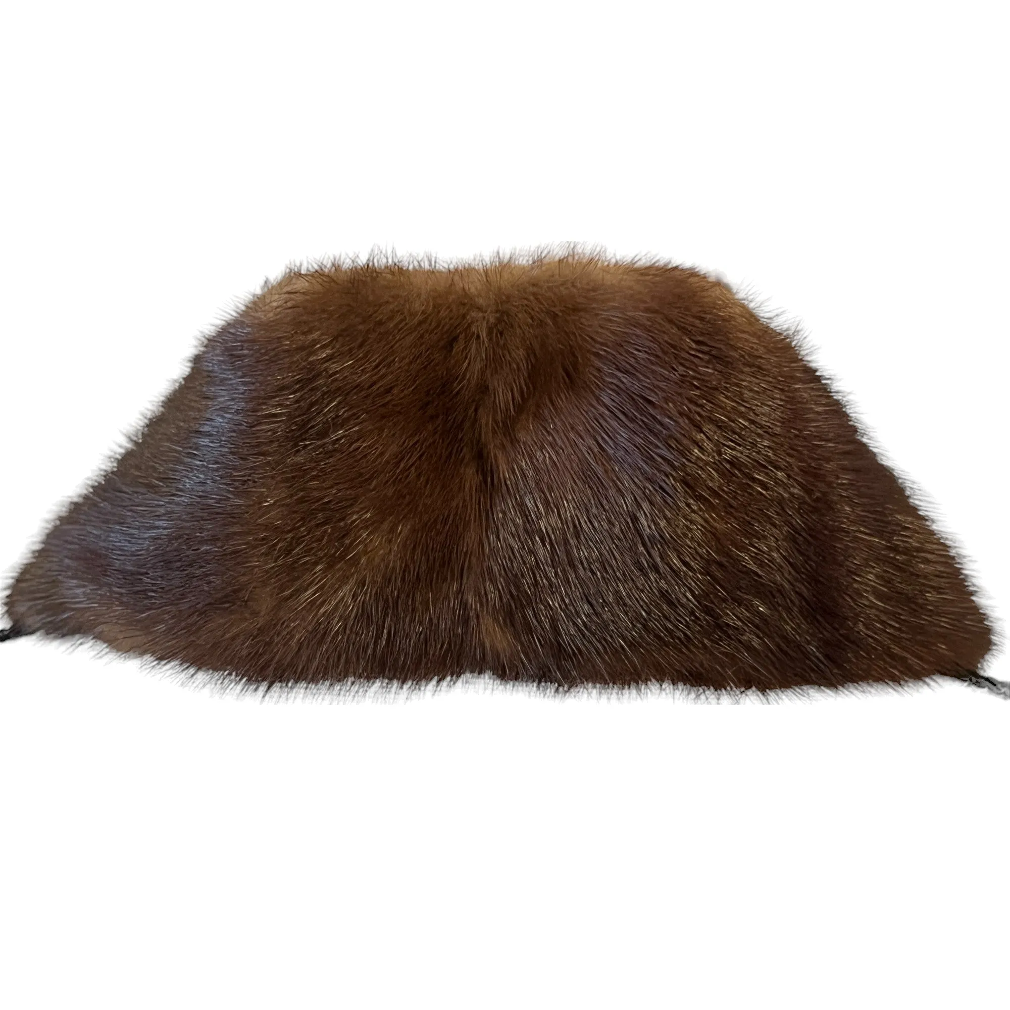 Vintage Brown Fur Collar