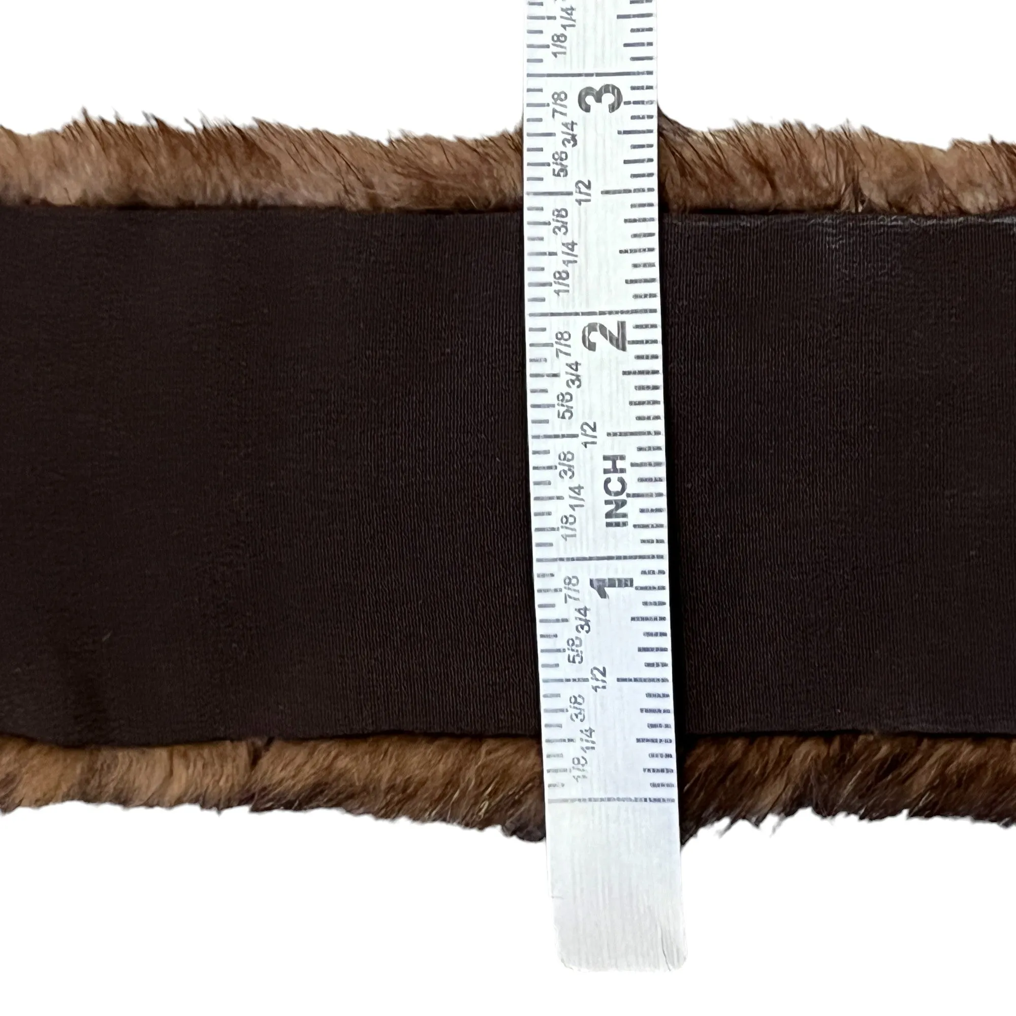 Vintage Brown Fur Collar