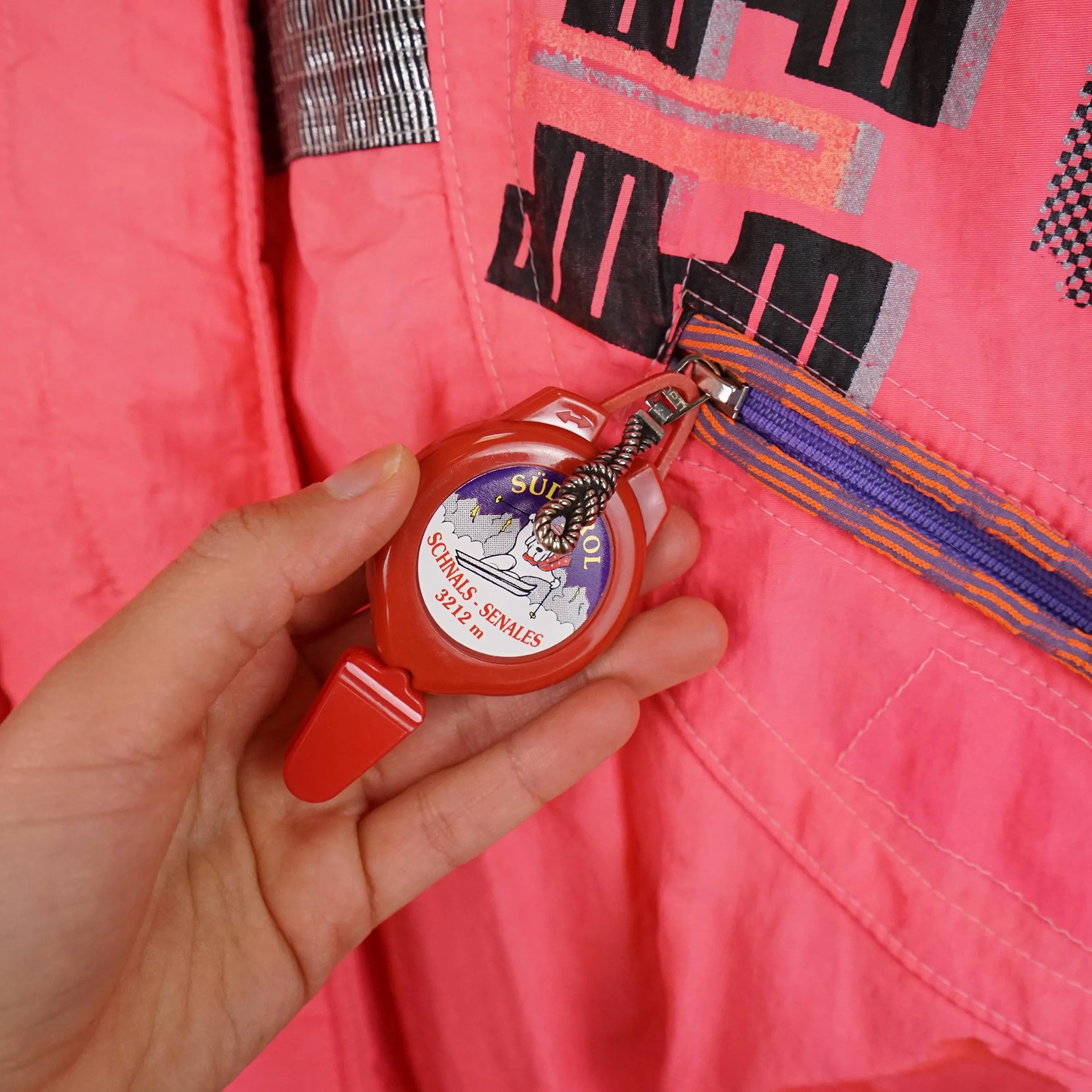 Vintage pink Ski Jacket Size M-L