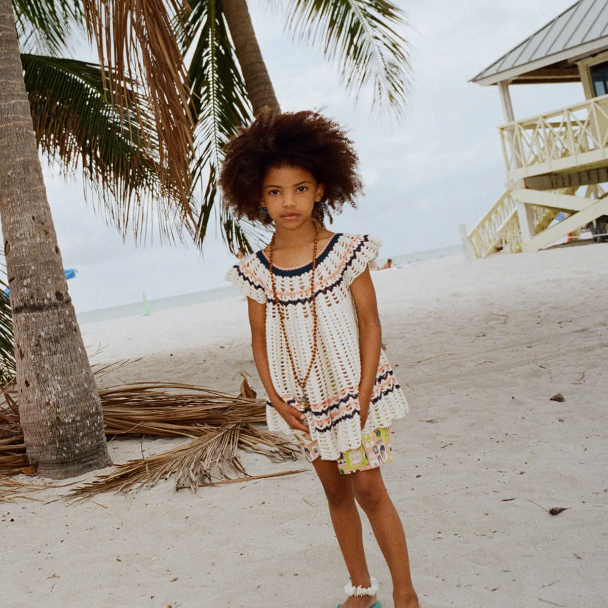 Wellfleet Swing Tunic in Marzipan by Misha & Puff - Last Ones In Stock - 3-5 Years