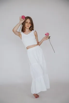 *White Maxi Skirt*