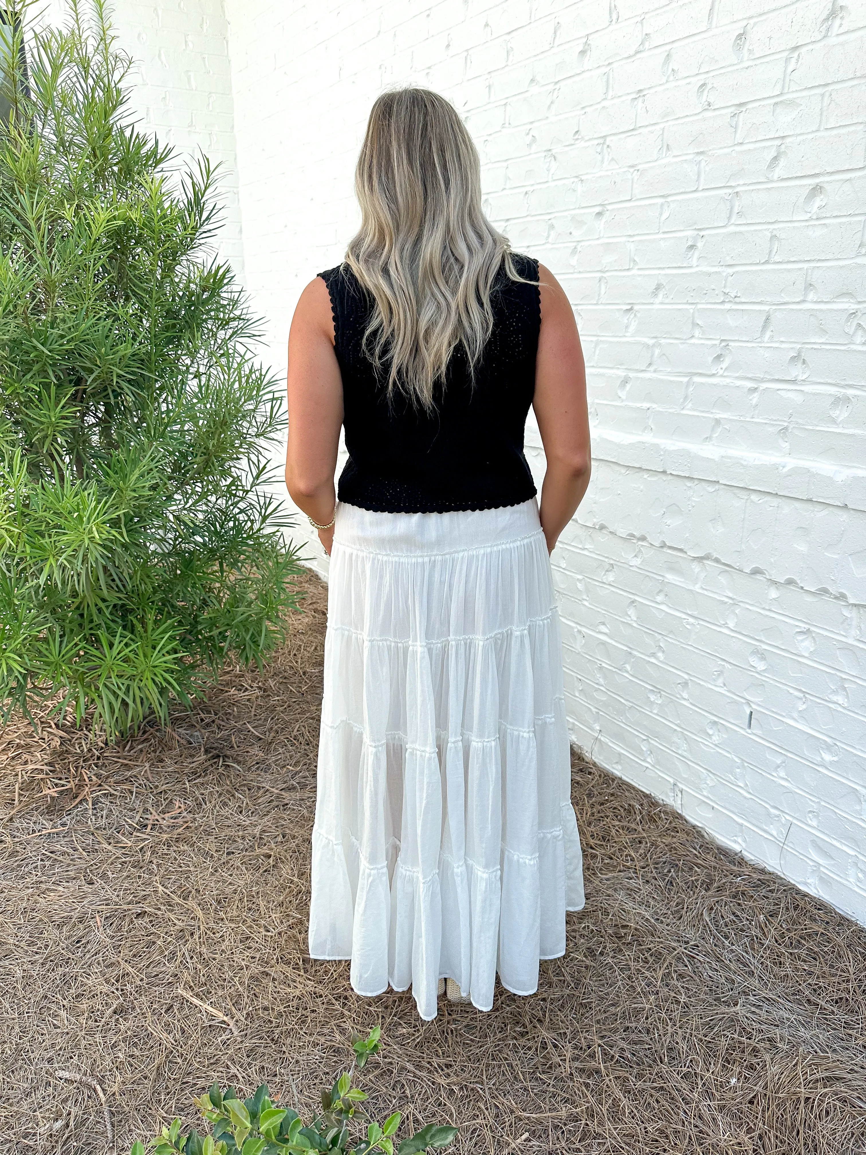 White Maxi Skirt