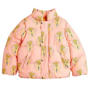 Winter Flowers Puffer Jacket