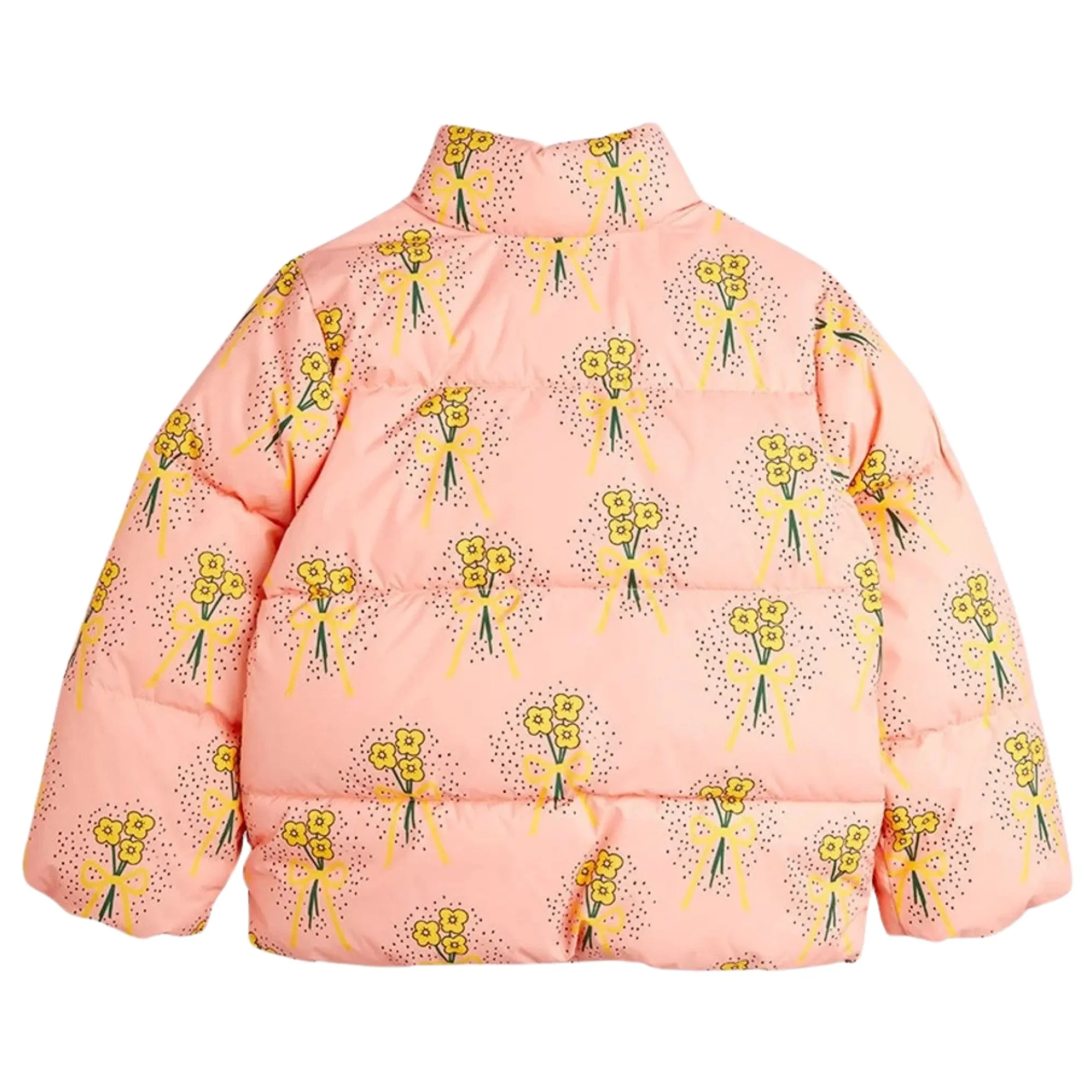 Winter Flowers Puffer Jacket