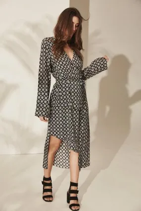 Zali Midi Dress Madallion Print