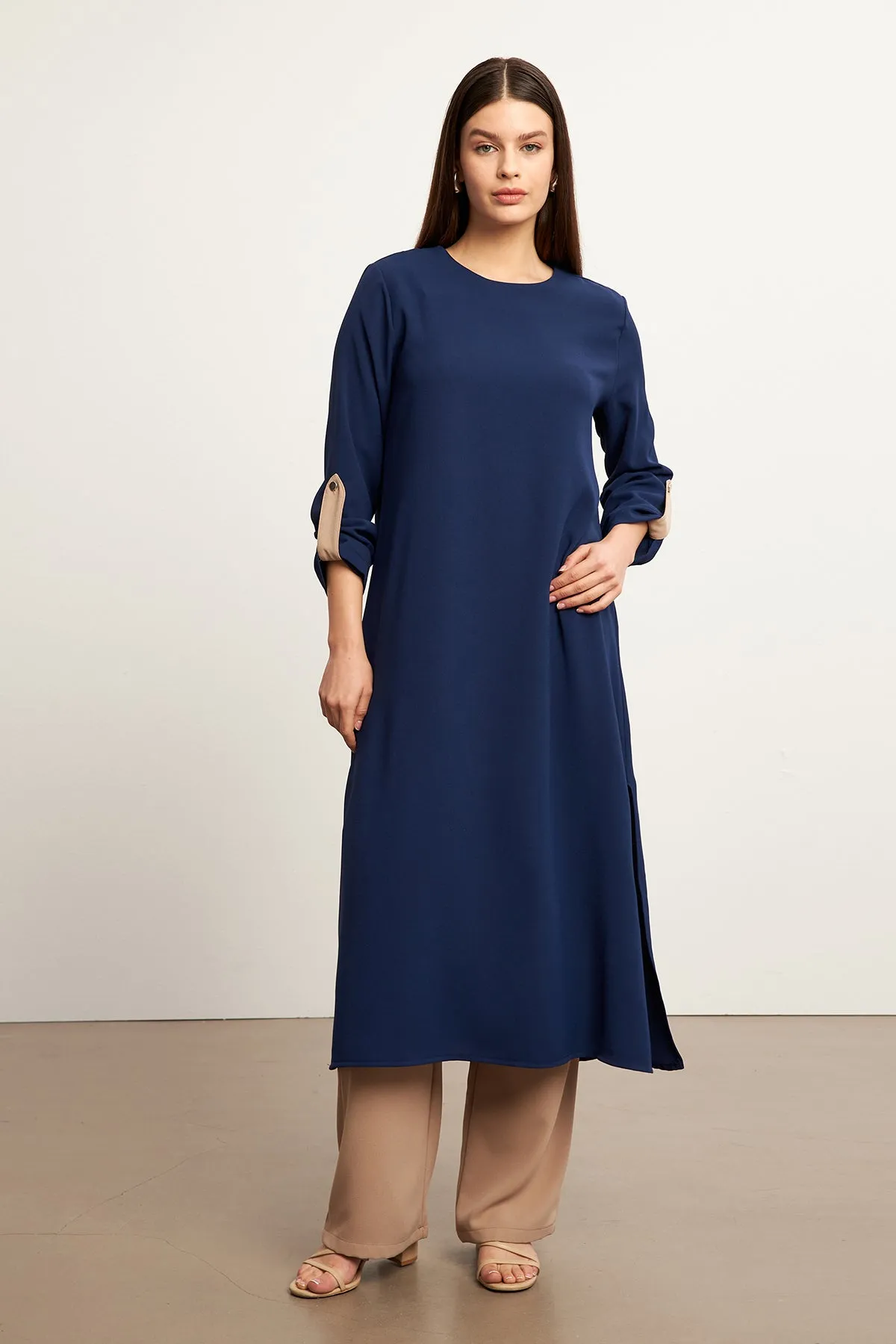 ZRF Women Afra Tunic Pants Set - Indigo - Lodi