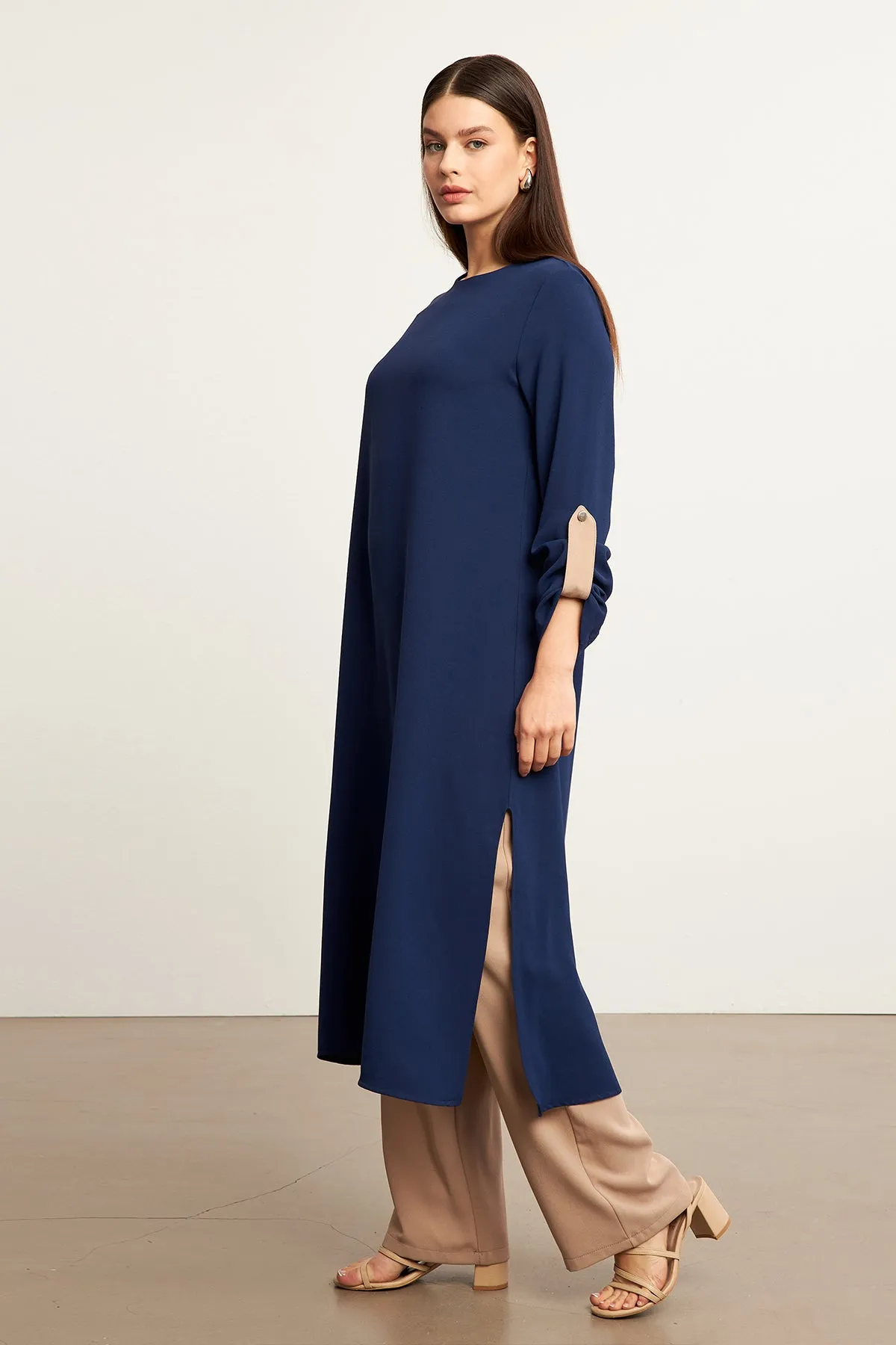 ZRF Women Afra Tunic Pants Set - Indigo - Lodi