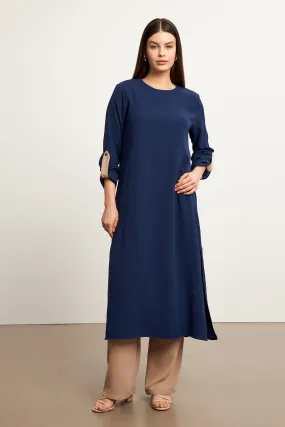 ZRF Women Afra Tunic Pants Set - Indigo - Lodi